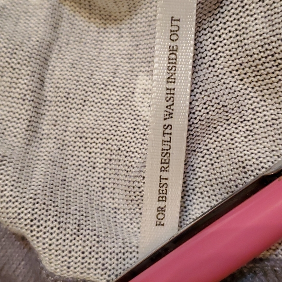 🌶REDUCED🌶FLORA NIKROOZ 2pc dreamy sweater sleepwear set in gray and white - Picture 14 of 16